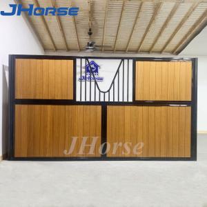 China California Beautiful Steel European Horse Stalls Stables Barns 3.8m High Strength on sale
