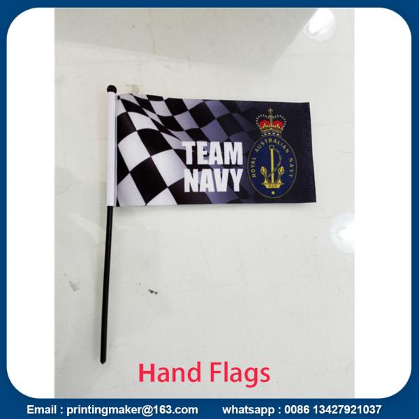 hand flags