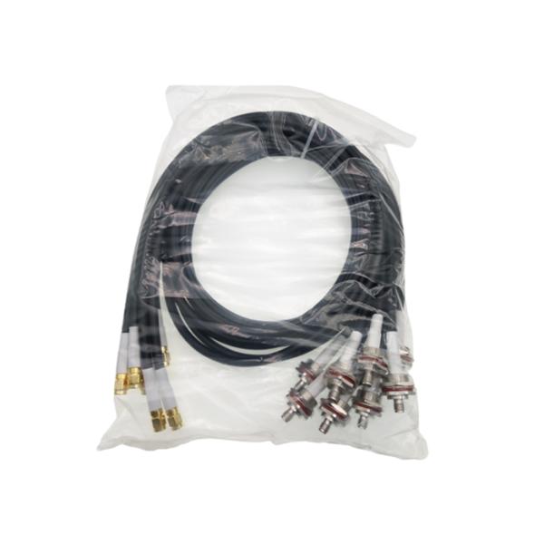 SMA Male To SMA Female With M16*1.0 Fixing Thread Seal Oring Ultraflex LMR240 Cable