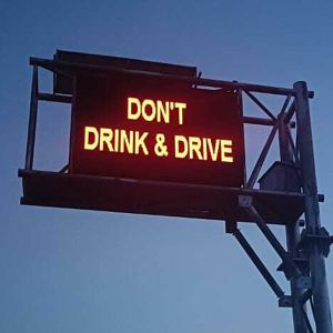 16mm Pixel Pitch VMS LED Display IP65 Waterproof 12000cd Brightness