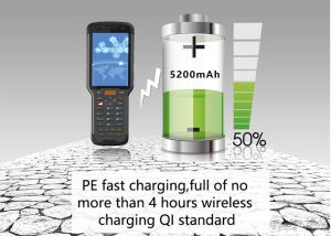 China Waterproof Portable Barcode Scanner , Bluetooth Android Handheld Terminal Rugged PDA on sale