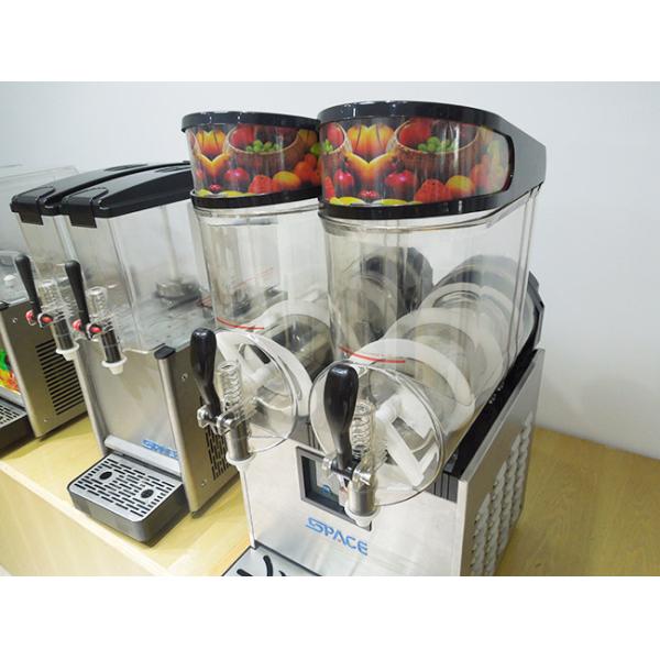 User Friendly Design Commercial Frozen Drink Maker Fast Cooling Double Bowl