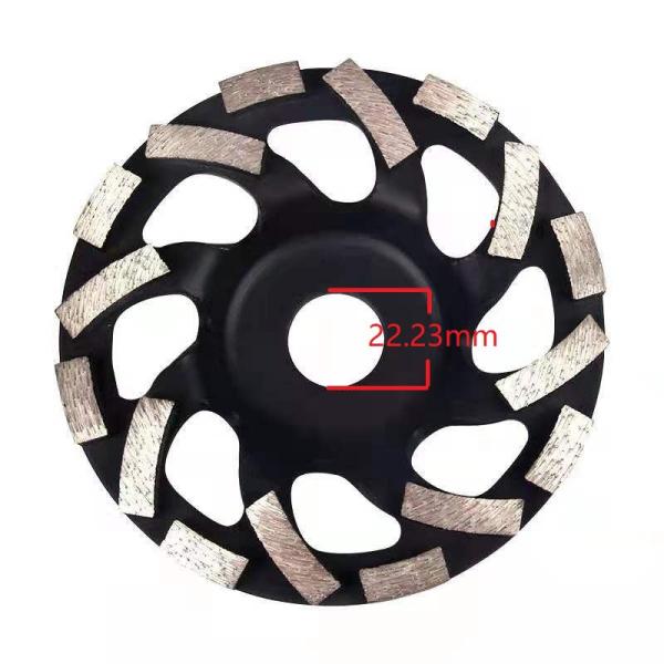 Segmented Sector Shaped Turbo Diamond Abrasive Wheel Tungsten Carbide Material