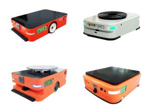 China Autonomous Automatic Guided Vehicles 200kg Load Capacity Agv Piggyback Robot on sale