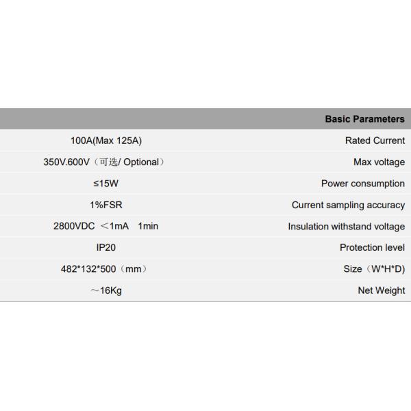 ≤15W Communication Interfaces Dry Contact Input And Output Interfaces Residential Energy Storage