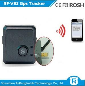 China Smart manual gps vehicle tracker rohs with noise sensor and vibration sensor alarm rf-v8s on sale