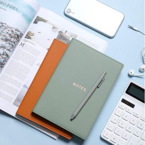 PU leather Custom Notepads Printing CMYK Memo Pads Printing