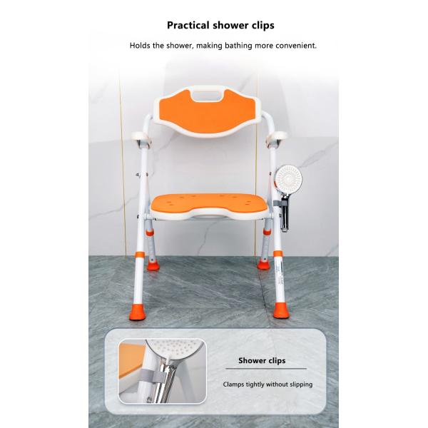 Soft Foldable Shower Chair Customized High Strength For Elderly Care