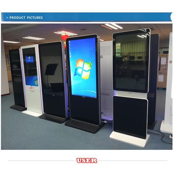 32 Inch LCD Floor Standing Digital Signage 1920*1080 Max Resolution