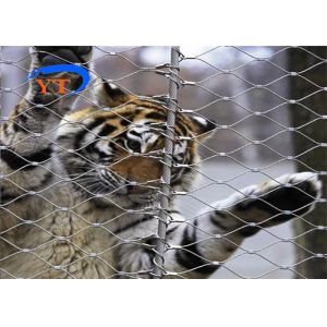 SS316 Flexible Stainless Steel Wire Rope 2.0mm Black Aviary Mesh Netting 40x40mm