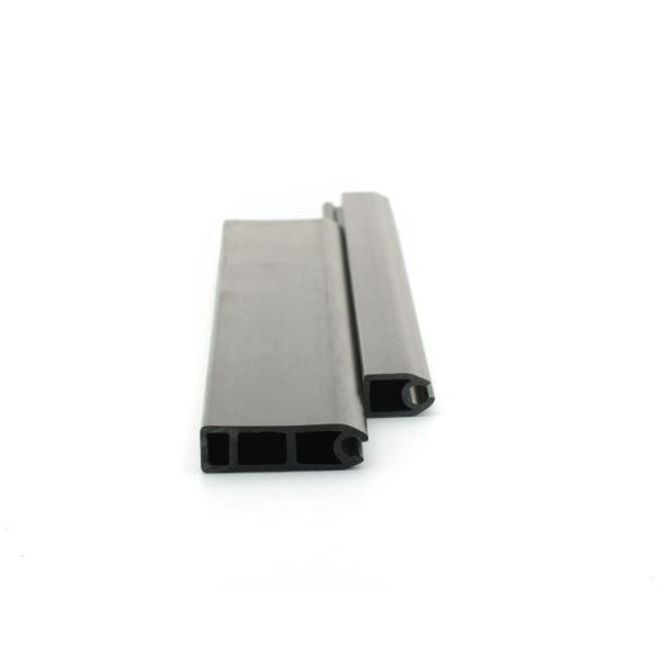 Corrosion Resistant Customized ABS Profile Black Extrusion Plastic Sliding Profiles Customized