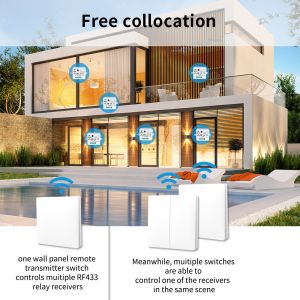 86*86*35mm Zigbee Touch Switch 400W Homekit Scene Button