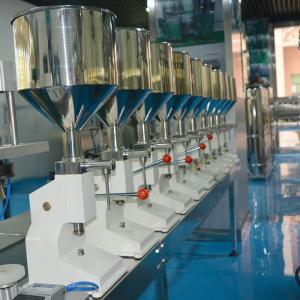 Quality Manual Hand Sanitizer Filler manual SS304 Material with 10L hopper for sale