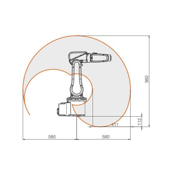 Used Small Industrial Robot IRB 120 6 Axis For Assembly