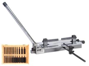 Manual bender Euro Style with 41 pcs matrix  for dieboard making and Cutting formes making