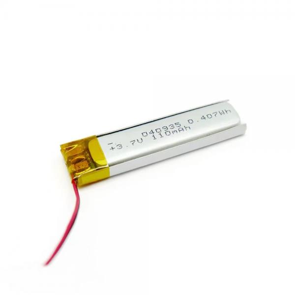 Buy 400935 3.7V 80mAh Small Li Polymer Battery IEC62133 CB KC Approved at wholesale prices