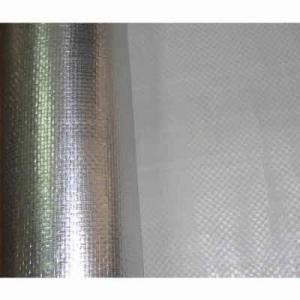 Quality 97% Metallized Foil Faced Radiant Barrier  For Roofing Insulation Foil Woven Fabric for sale