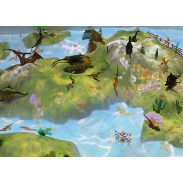 AR Magic Sand Floor Projector Games , 1.8x1.4x0.6m Floor Projection System