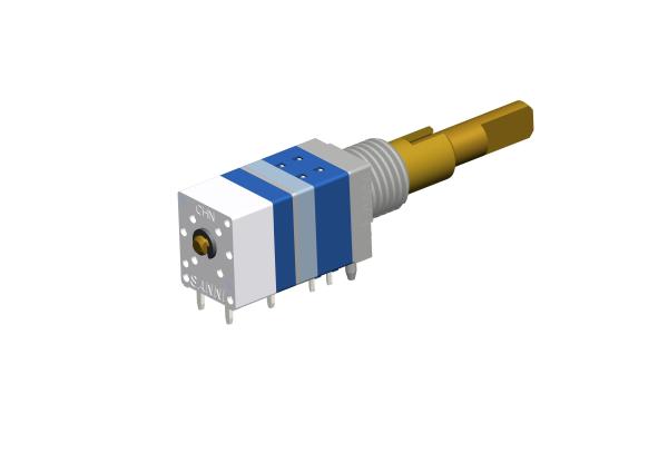 Buy Incremental Absolute Rotary Encoder Double Shaft With Rotary Switch at wholesale prices