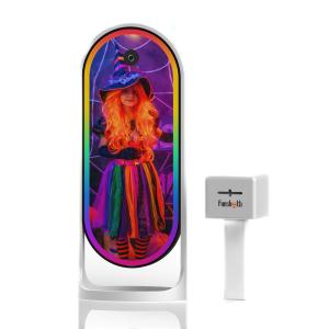 China Mini Retro HD Camera 43 Inch LCD Mirror Photobooth Instant Printing Photo Booth With RGB Light on sale