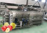 Stable UHT Sterilizer Machine Vacuum Pasteurization Apple Processing Equipment