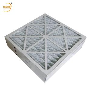 G3 Cardboard Frame Pre Filter Moisture Resistant Pleated Panel Air Filters