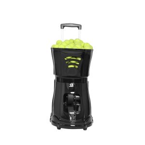 Buy cheap Black Color Fashionable Tennis Ball Shooting Machine 120W SGS Certificate from wholesalers