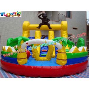Buy cheap Outdoor Kids 1000D, 18 OZ PVCTarpaulin Inflatable Amusement Park Games for Re - from wholesalers