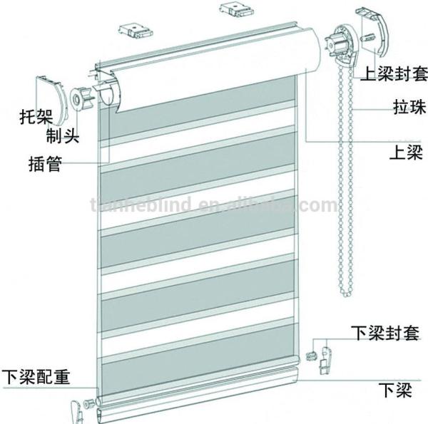 Buy zebra blind component/all components for zebra blind at wholesale prices
