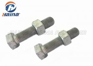 China Hot Dip Galvanized carbon steel 4.8 8.8 Hex head bolt and washers on sale