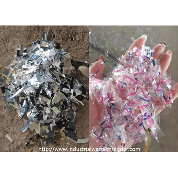 Soft Materials Plastic Waste Shredder With Replaceable Blades