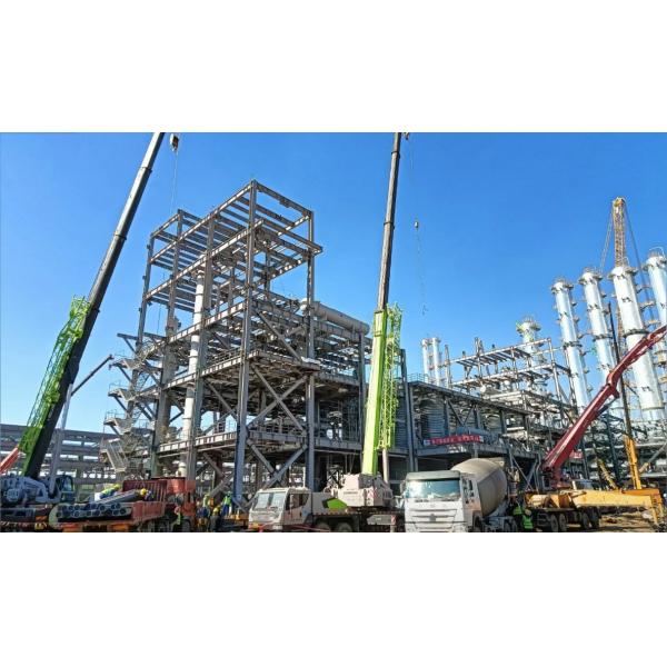 Prefabricated Galvanized Steel Structure Petrochemical Frame Structure Building
