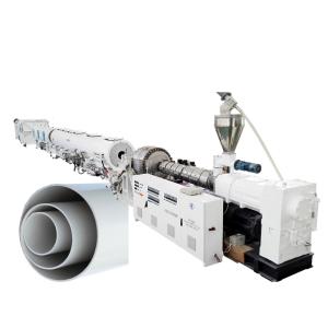 China Auto CNC Controlled PVC Pipe Threading Making Machine For Different Sizes 250/315/400/500mm on sale