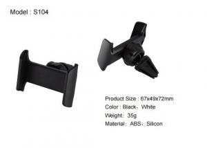 Parallel Black Clip Air Vent Cell Phone Holder Provide A Stable Viewing Environment