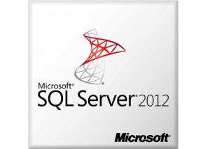 Quality Retail Microsoft SQL Server Key 2012 Standard DVD OEM Package Microsoft Software Download for sale