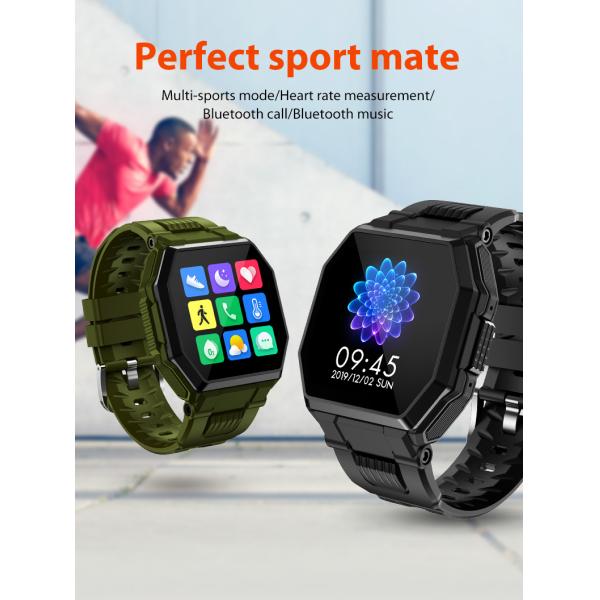 1.54 Inch Color Display 330mAh Fitness Tracker Smartwatch Heart Rate Bluetooth Call