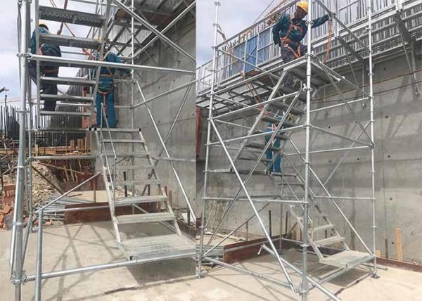 High Building Projects Stair Scaffolding System