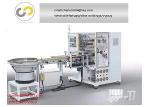 Quality Automatic rotating tower label rewinding machine with automatic paper feeding system for sale