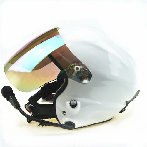 Buy Double side PTT Paramotort helmet GD-G white clour will full  Noise cancel headset made in china at wholesale prices