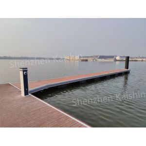 Customized PE Aluminum Floating Dock Platform Marine Float Pontoon