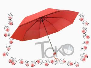 Quality Solid Color Auto Open Umbrella , Reversible Ladies Automatic Folding Umbrellas for sale