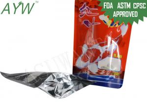 Quality Stand Up Food Packaging Pouches Clear Window For Fish Feeds / Dental Stick Dog Treats for sale