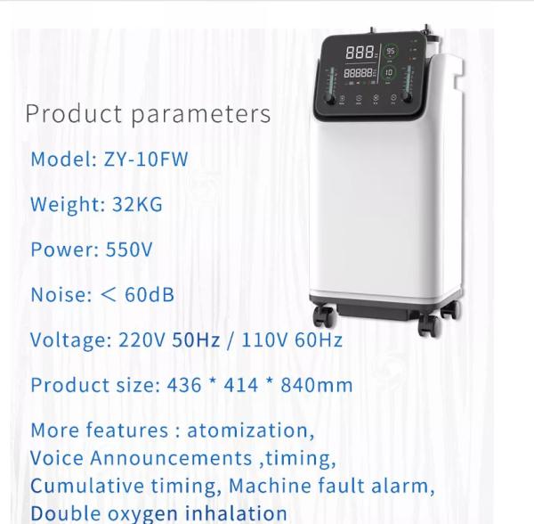 Buy Full Intelligent portable Nebulizer Oxygen Machine generator 10 Liter at wholesale prices