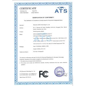 Shenzhen GEAO Technology Co., Ltd. Certifications