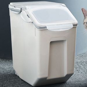 Buy cheap Sealed 10kg Storage Container Airtight Rice Container 5kg White from wholesalers