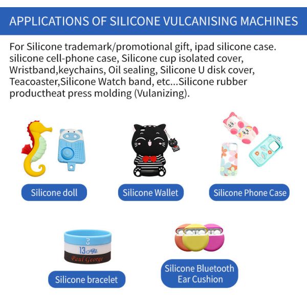 Silicone Flat Vulcanizing Machine Heating Press Mold Machine for Making Phone Case