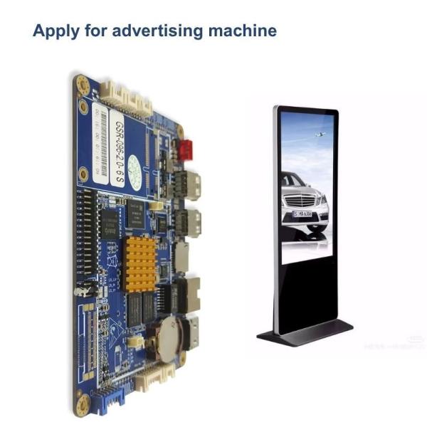 Buy RTC Blue Arm Single Board Computer 10MHZ/100MHZ With LVDS Video Output at wholesale prices