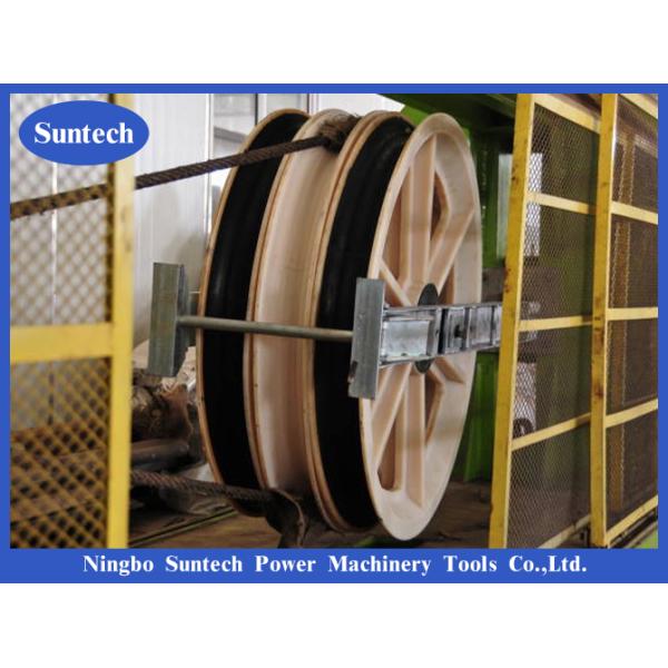 822mm ACSR 630 MC Nylon Sheave Overhead Line Stringing Blocks For Conductor