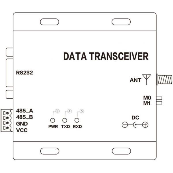 433 / 868MHz Long Range Data Radio Transceiver 5 Watt RF Power 9600bps