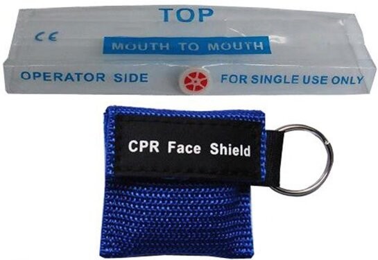 Cpr Mouth Mask Training Valve First Aid Face Shield For Manikin Breath Barrier